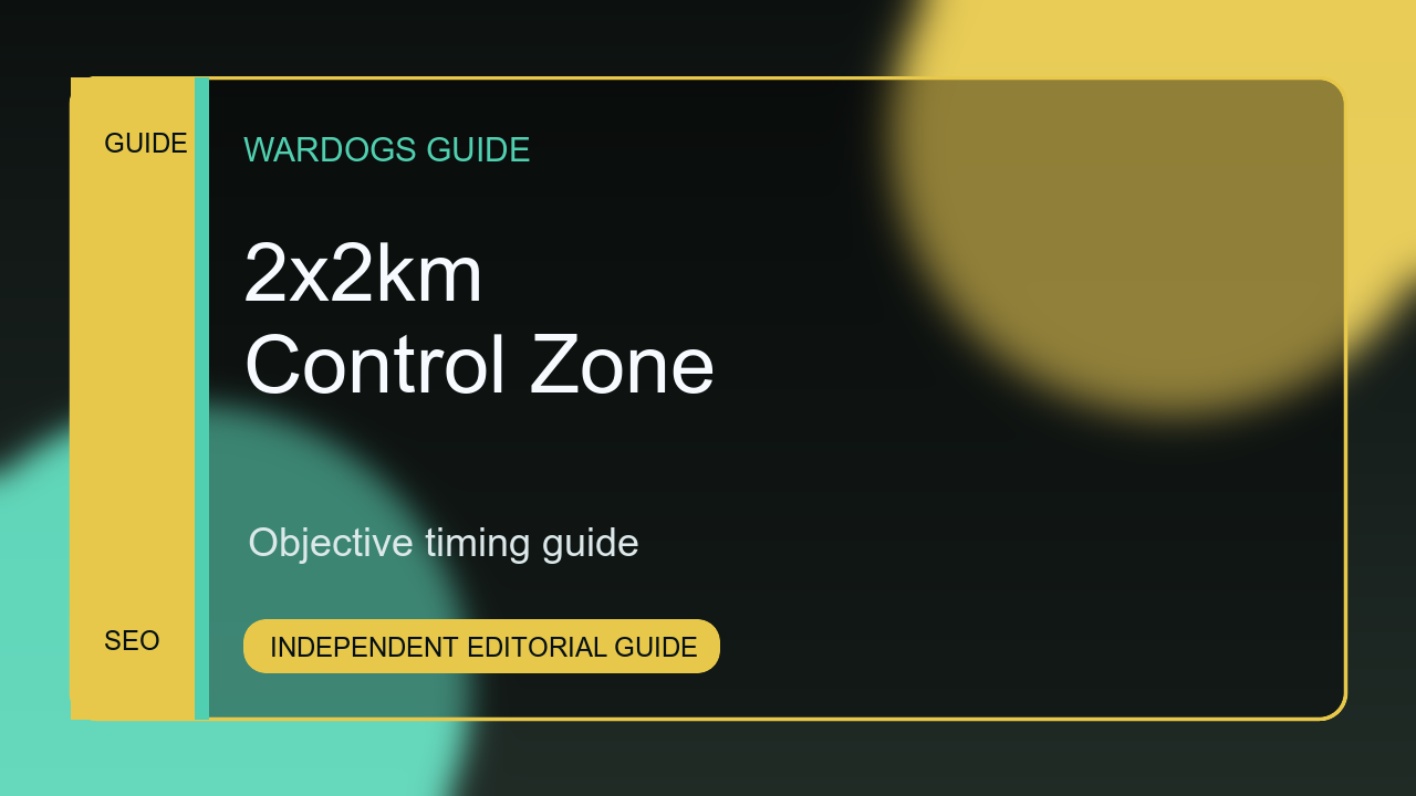 2x2km Control Space official WARDOGS footage still