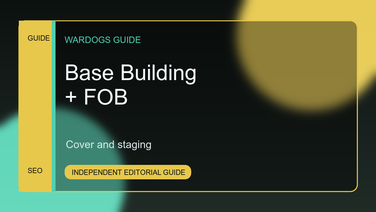FOB and Base Building official WARDOGS footage still