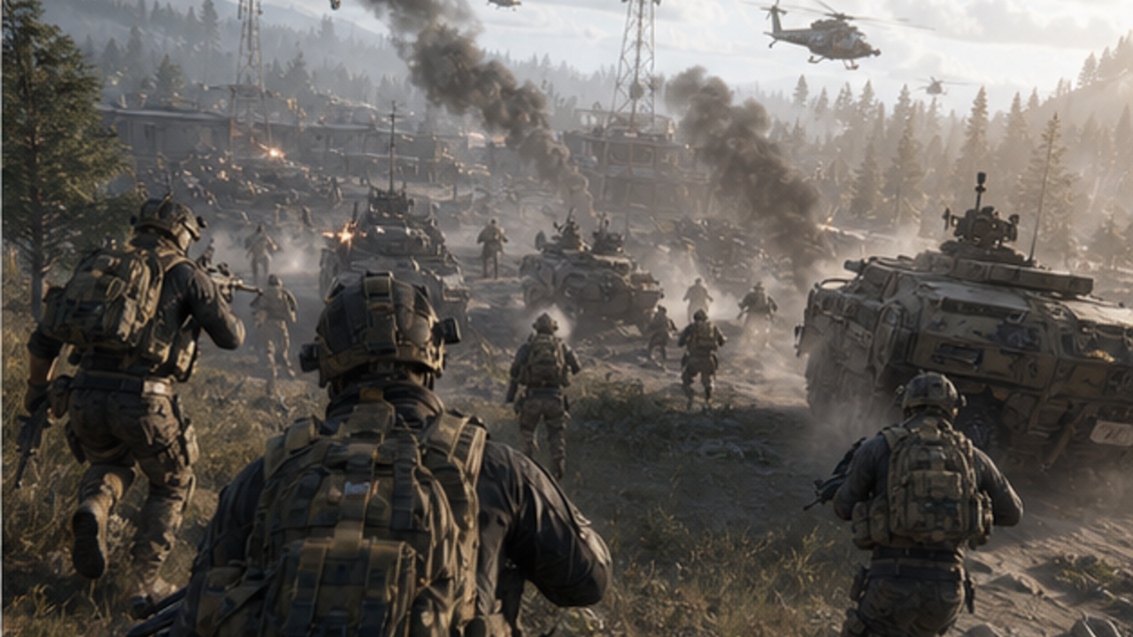 Team17 and BULKHEAD reveal a 100-player three-team warfare pitch official WARDOGS footage still